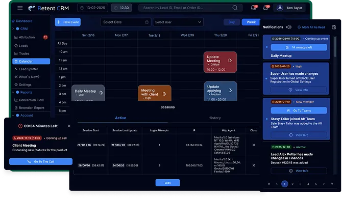 Calendar Page CRM Image